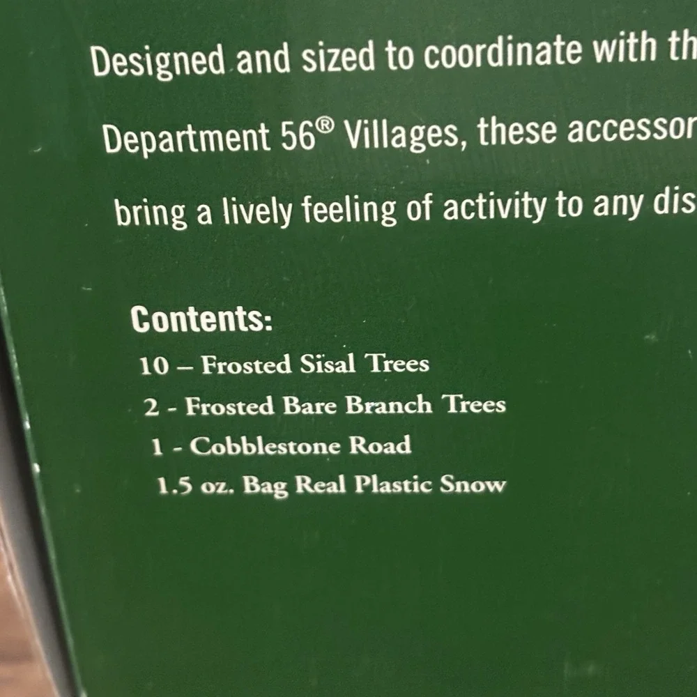 Department 56 ground department shipped
